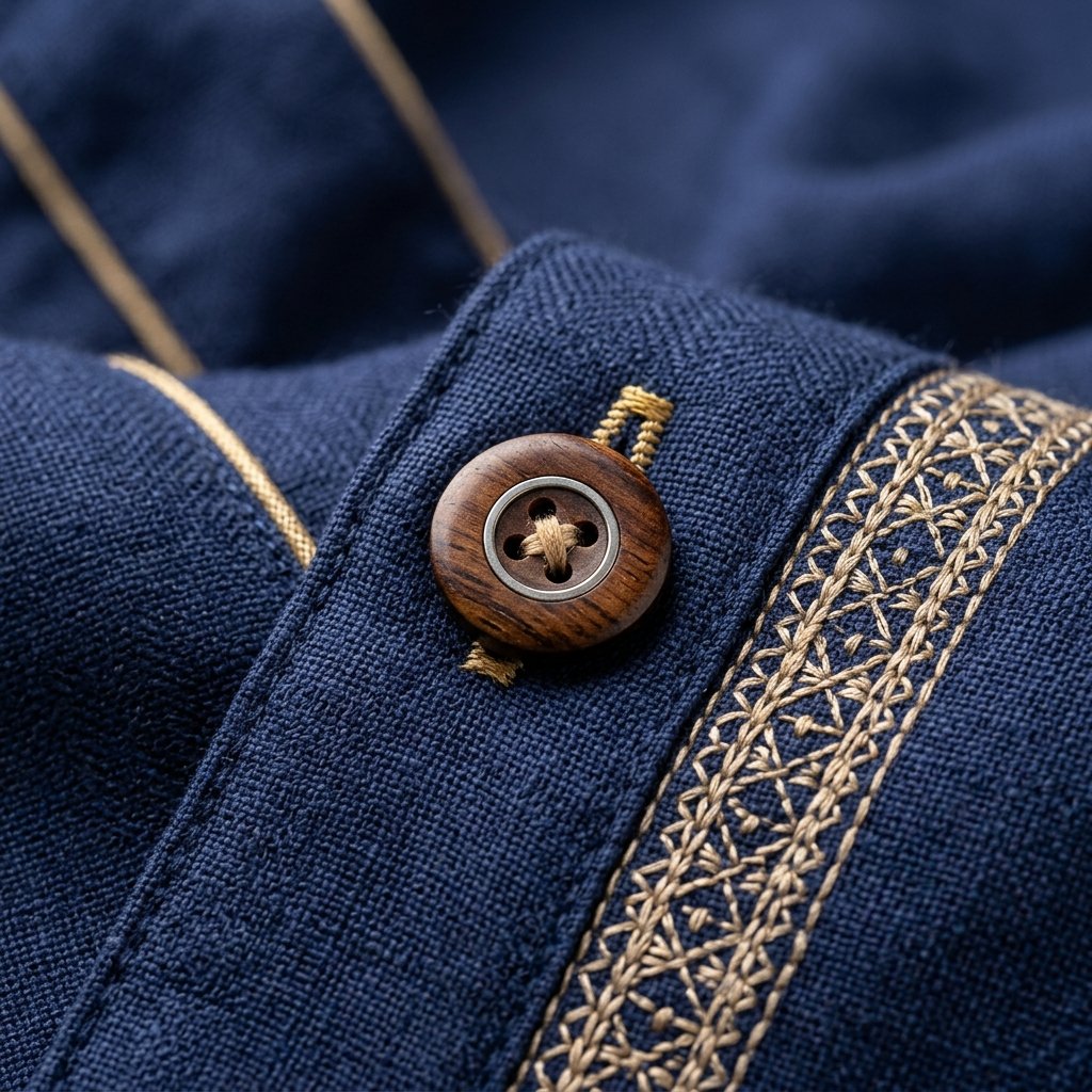 Detail of Naqash Ansari premium stitching 3